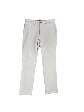Nifty Genius Pants Mens 32x32 Gray Stretch Mid Rise Slacks *NWT*
